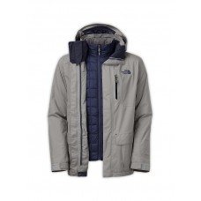 The North Face Men's Thermoball Triclimate Snow Jacket, Monument Grey